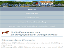 Tablet Screenshot of bergquistimports.com